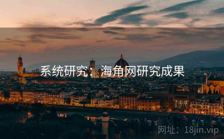 系统研究：海角网研究成果